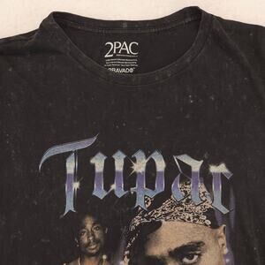 2Pac Tupac All Eyez on Me Rap Short Sleeve T Shirt Mens Size Medium M Black